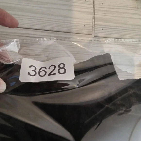 Dear John velvet button down blouse black long sleeve women's size extra small - Picture 9 of 9